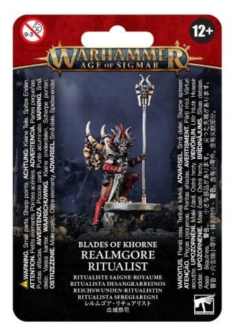Warhammer Age of Sigmar: Blades of Khorne - Realmgore Ritualist [83 - 22] - Hobbytech Toys