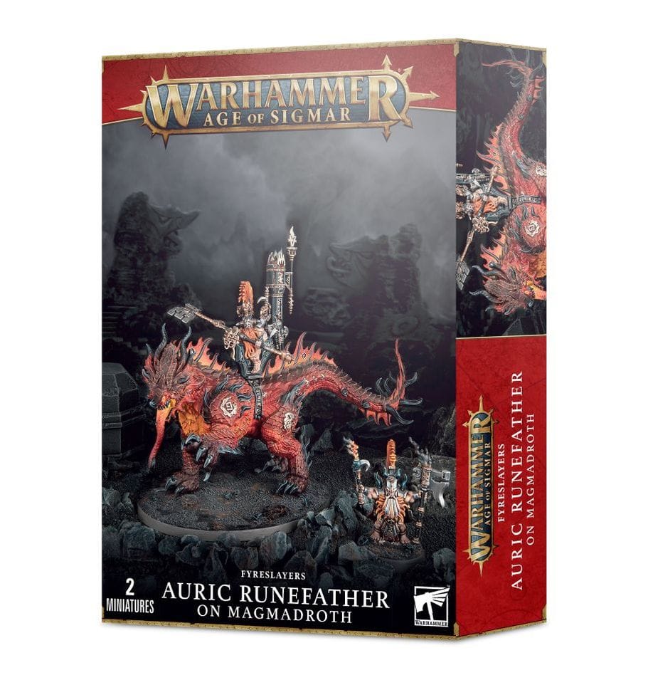 Warhammer Age Of Sigmar Fyreslayers: Auric Runefather/Magnadroth [84-23]