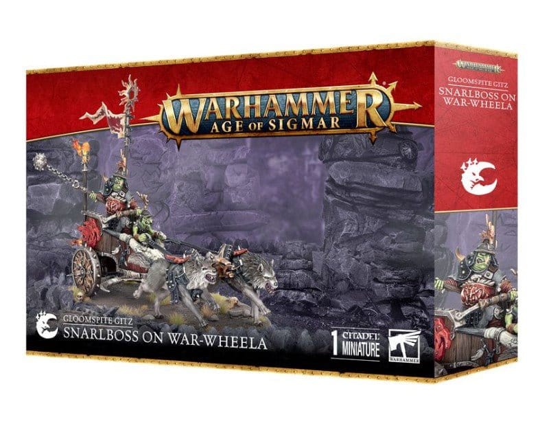 Warhammer Age of Sigmar: Gloomspite Gitz Snarlboss on War - Wheela [89 - 91] - Hobbytech Toys