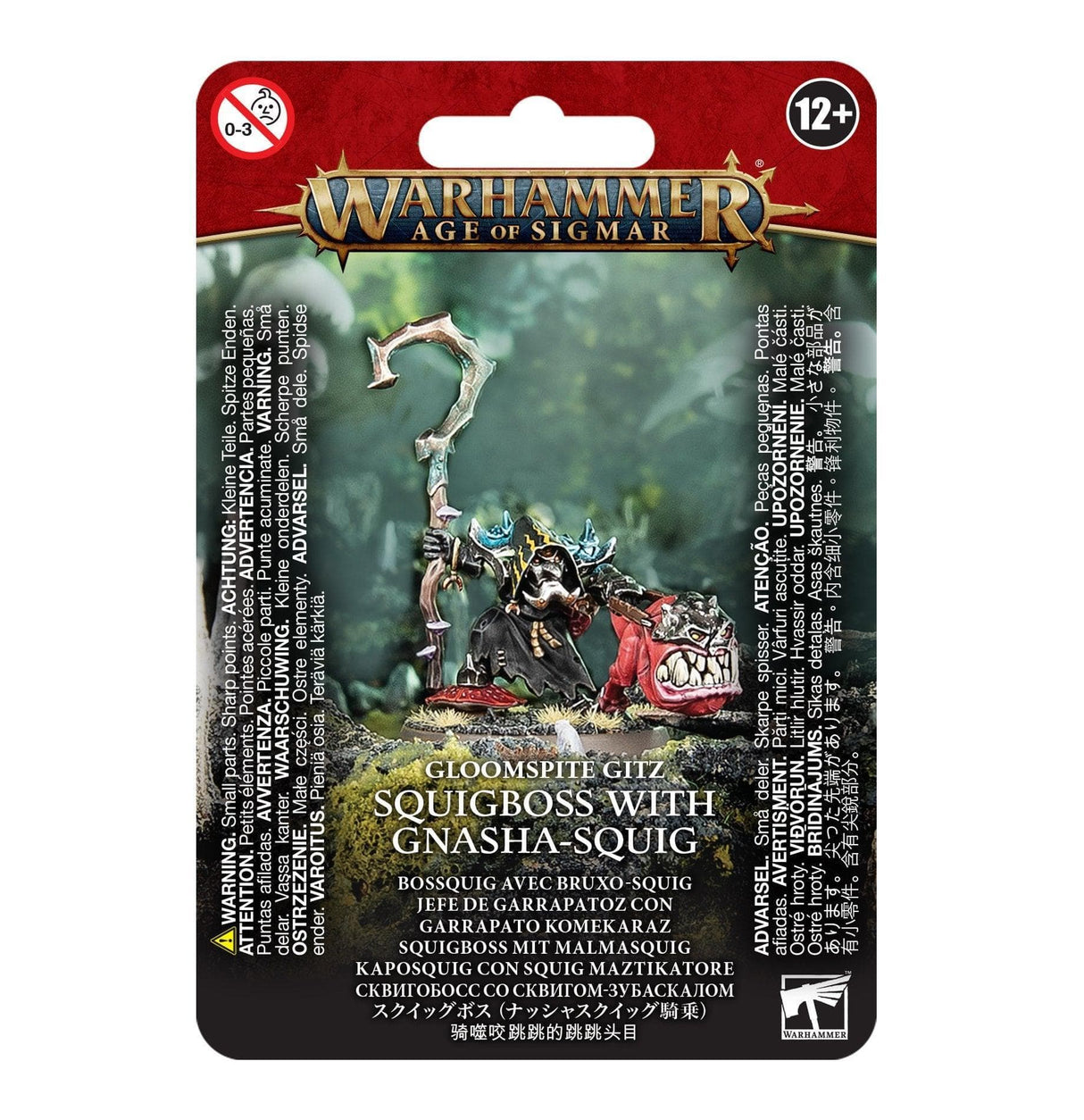 Warhammer Age Of Sigmar: Gloomspite Gitz Squigboss With Gnasha-Squig [89-75]