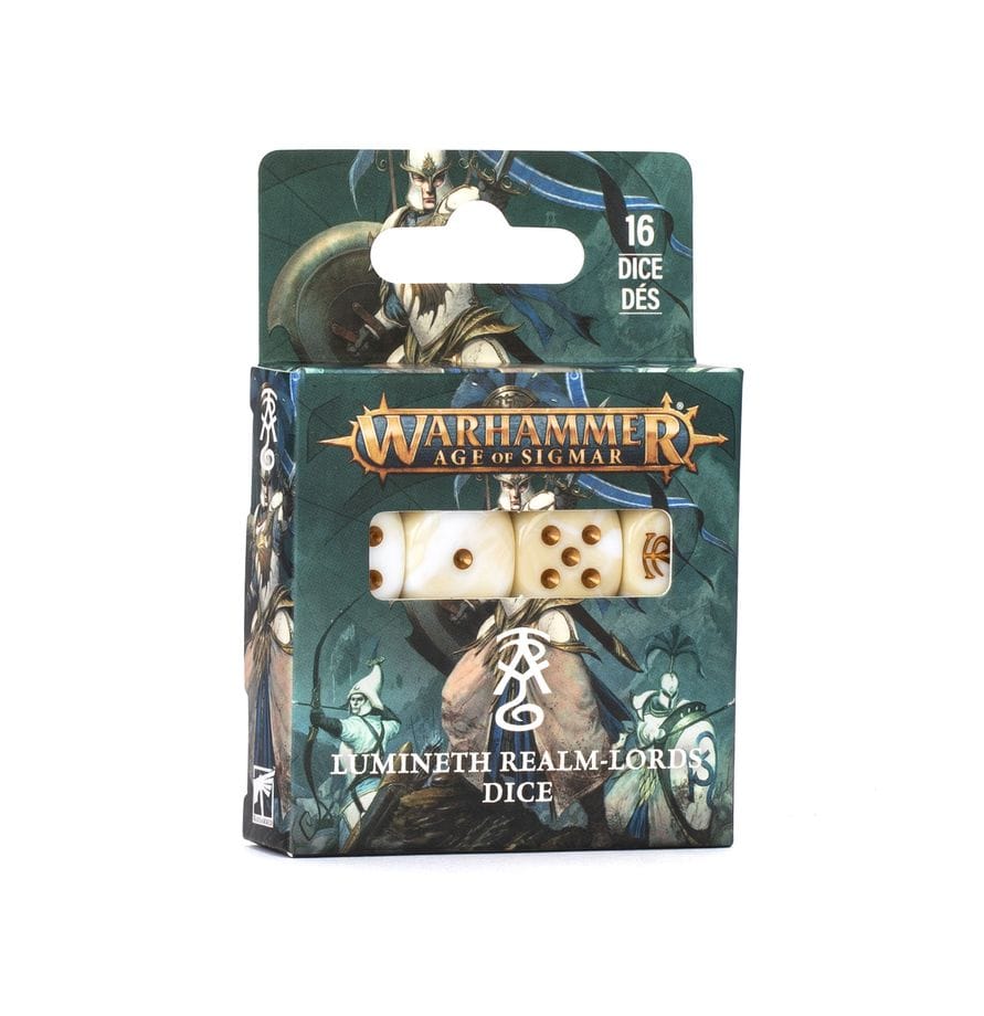 Warhammer Age Of Sigmar: Lumineth Realm-Lords Dice [87-61]