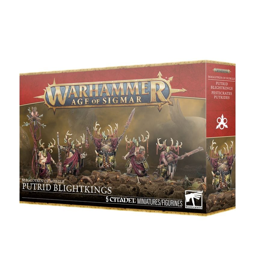 Warhammer Age of Sigmar: Maggotkin Of Nurgle: Putrid Blightkings [83-28]