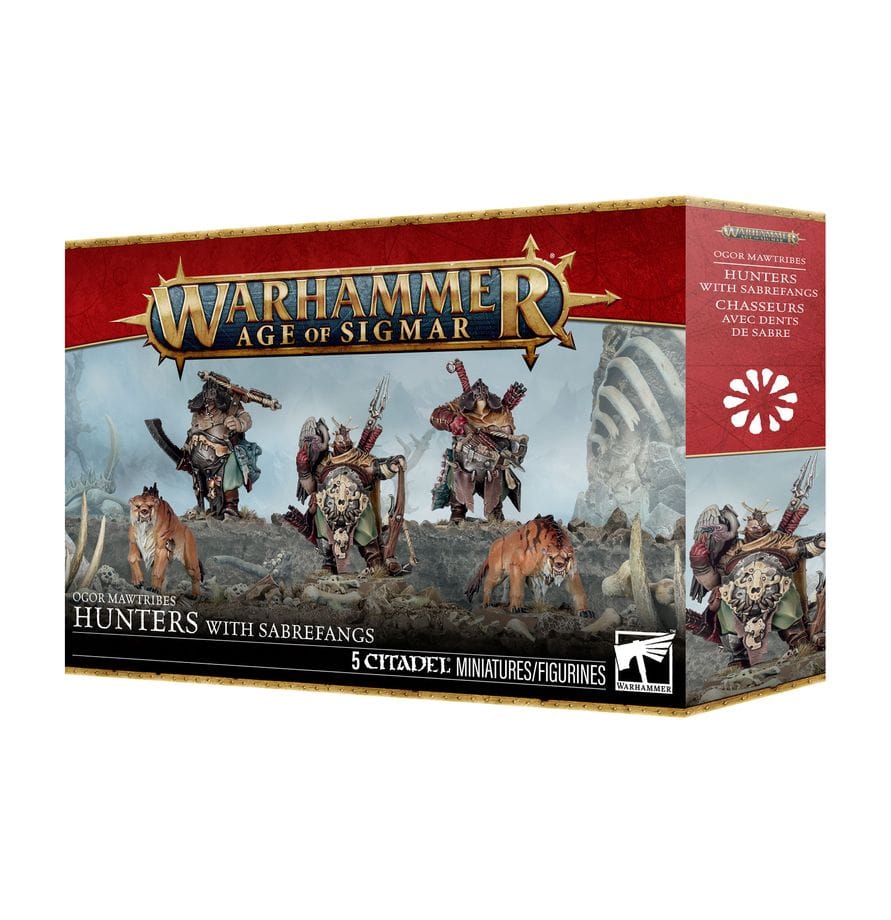 Warhammer Age of Sigmar Ogor Mawtribes: Hunters With Sabrefangs [95-23]