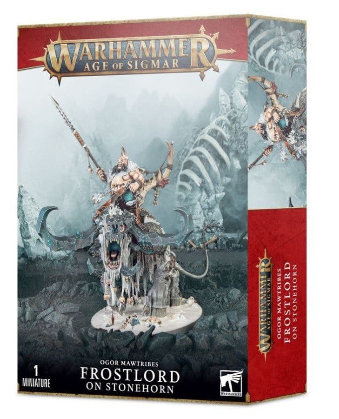 Warhammer Age Of Sigmar: Ogre Mawtribes: Frostlord On Stonehorn [95 - 12] - Hobbytech Toys