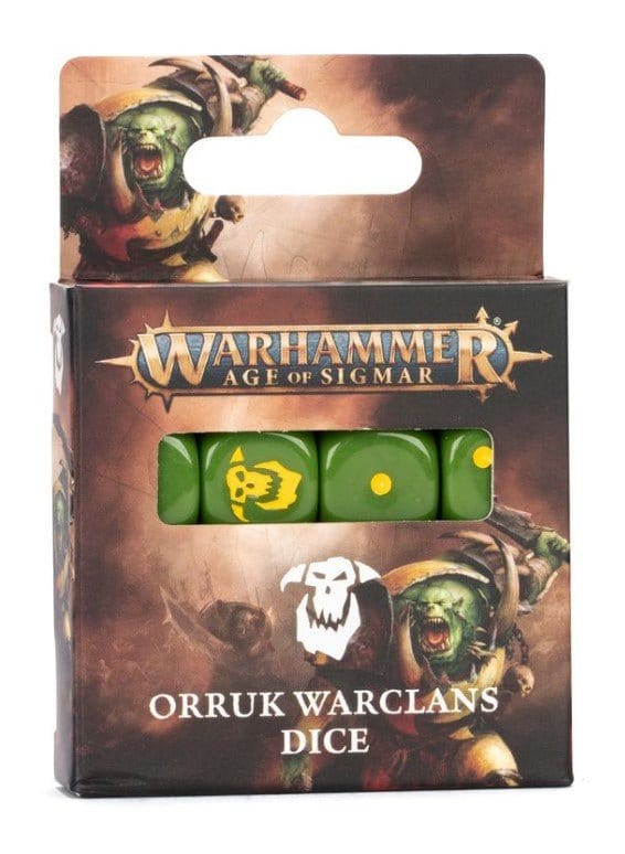 Warhammer Age Of Sigmar: Orruk Warclans Dice [89 - 94] - Hobbytech Toys
