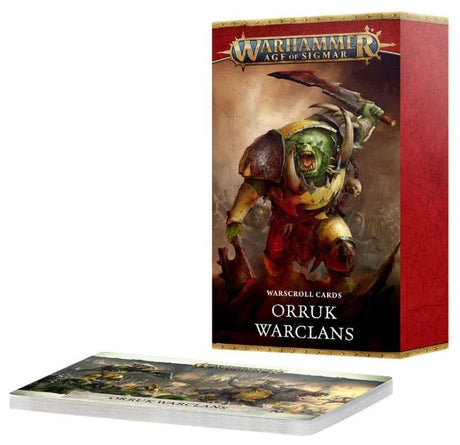 Warhammer Age of Sigmar: Orruk Warclans Warscroll Cards [89 - 04] - Hobbytech Toys