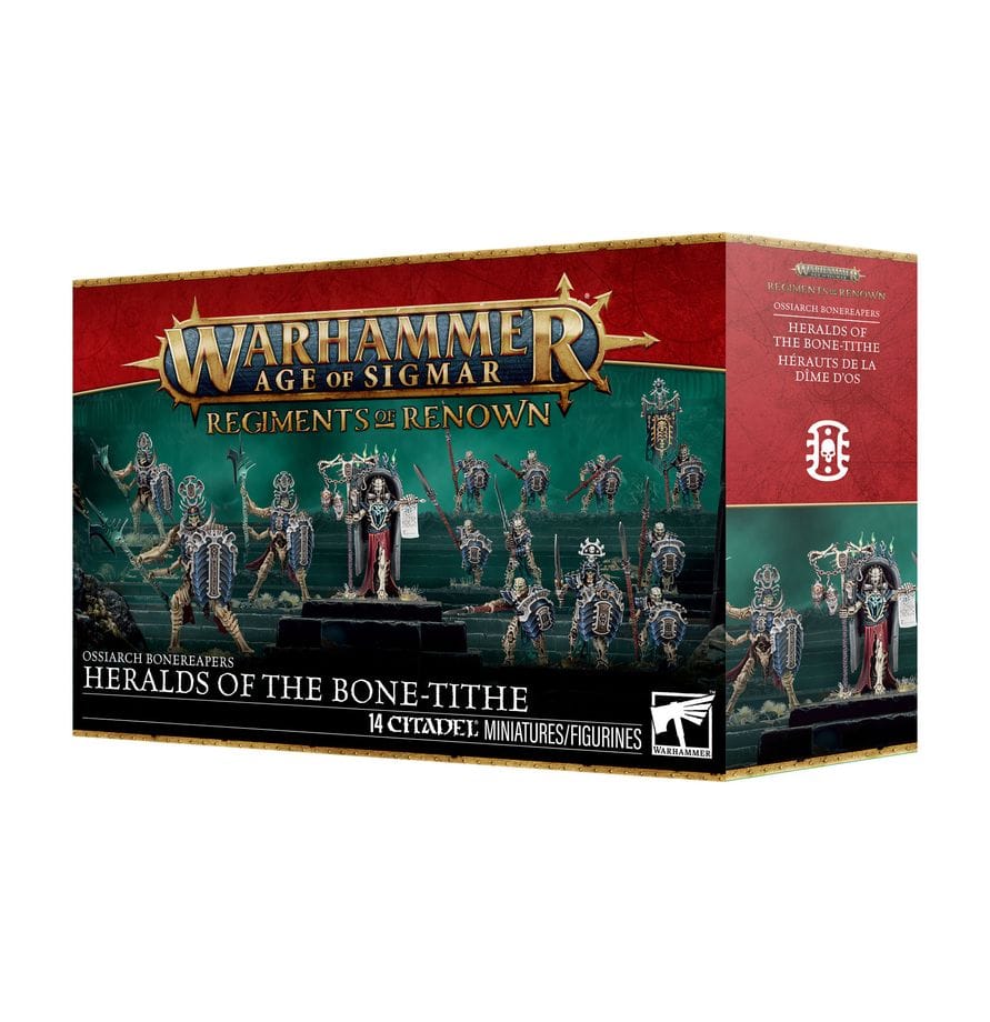Warhammer Age of Sigmar Ossiarch Bonereapers: Heralds/Bone-Tithe [94-43]