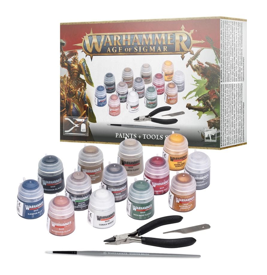 Warhammer Age of Sigmar Paints + Tools Set [80-17]