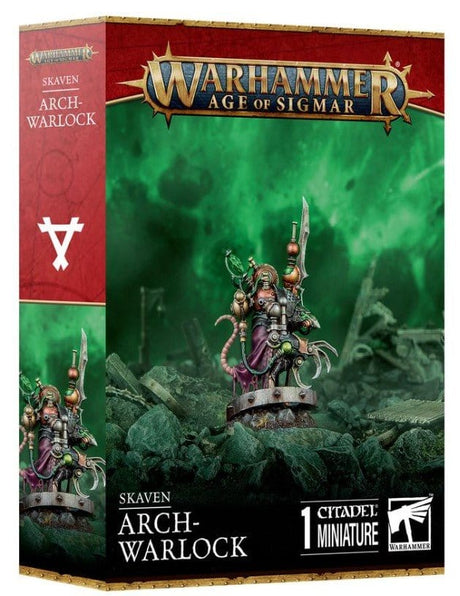 Warhammer Age of Sigmar: Skaven, Arch Warlock [90 - 48] - Hobbytech Toys