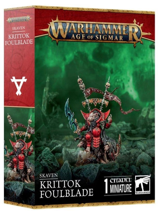 Warhammer Age of Sigmar: Skaven, Krittok Foulblade [90 - 49] - Hobbytech Toys