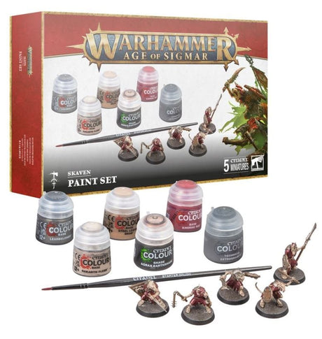 Warhammer Age of Sigmar: Skaven Paint Set [60 - 09] - Hobbytech Toys