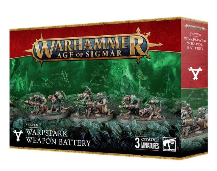 Warhammer Age of Sigmar: Skaven, Warpspark Weapon Battery [90 - 45] - Hobbytech Toys
