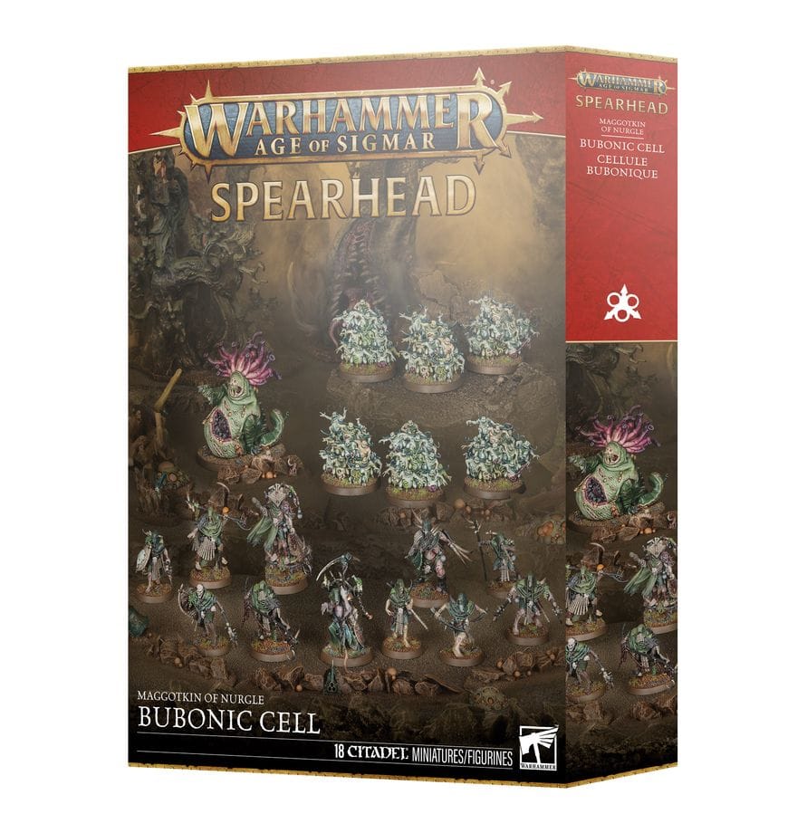 Warhammer Age of Sigmar: Spearhead: Maggotkin/Nurgle:Bubonic Cell [70-838]