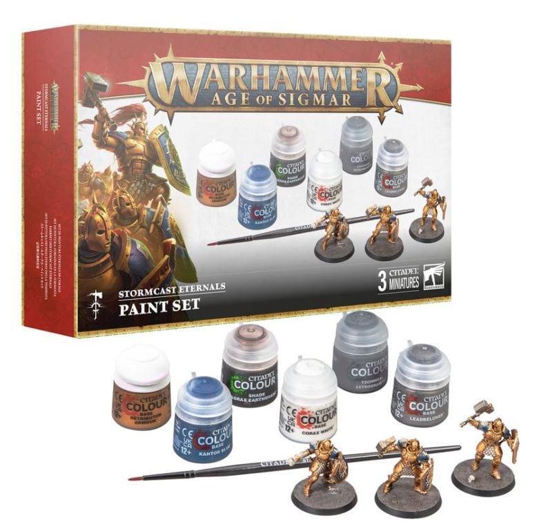 Warhammer Age of Sigmar: Stormcast Eternals Paint Set [60 - 10] - Hobbytech Toys