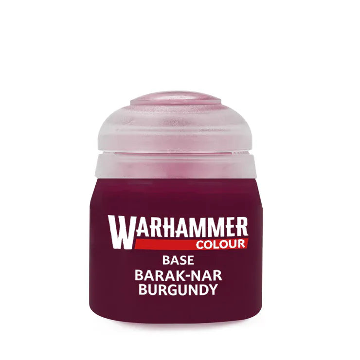 Warhammer Base Colour: Barak-Nar Burgundy Paint 12ml [21-49]