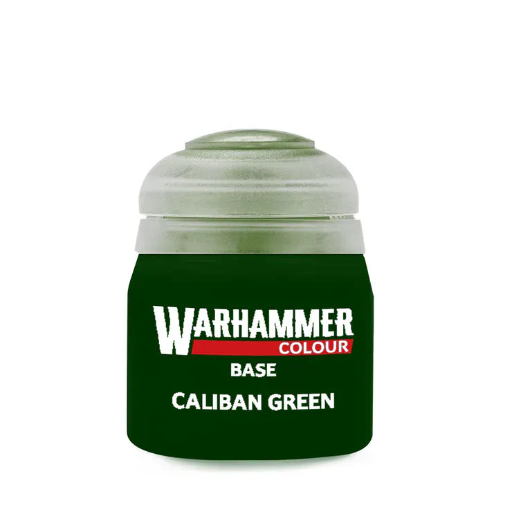 Warhammer Base Colour:  Caliban Green Paint 12ml [21-12]