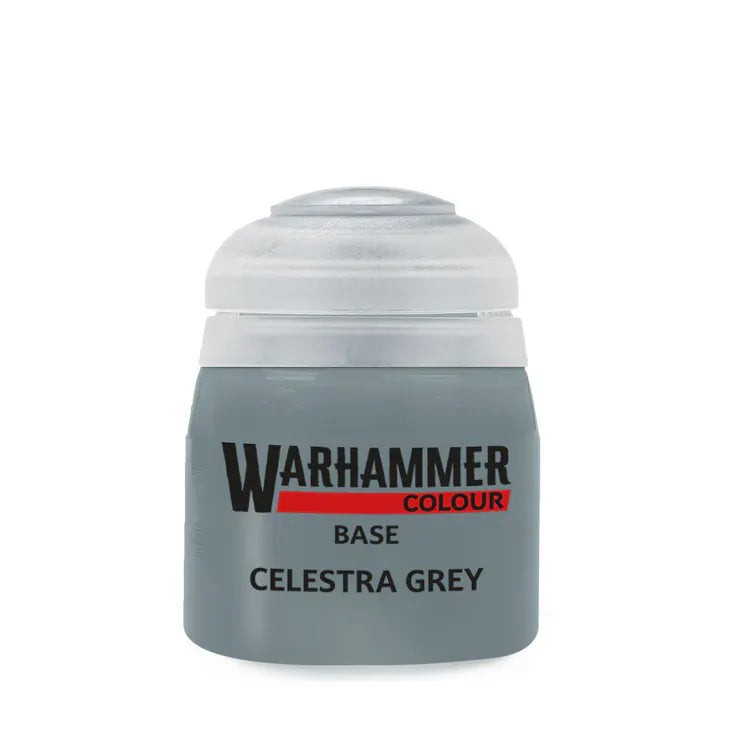 Warhammer Base Colour: Celestra Grey Paint 12ml [21-26]