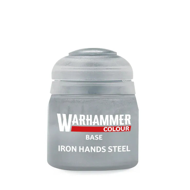 Warhammer Base Colour: Iron Hands Steel Paint 12ml [21-46]