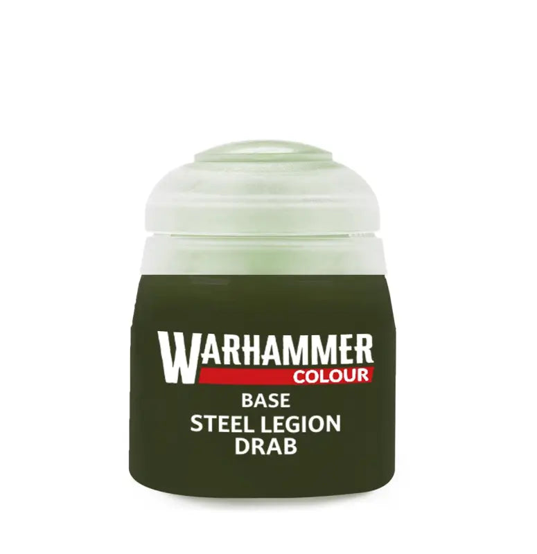 Warhammer Base Colour: Steel Legion Drab 12ml [21-17]