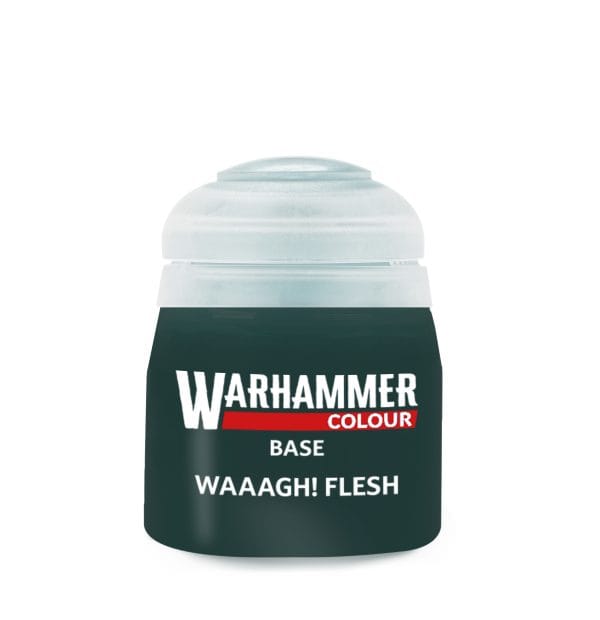 Warhammer Base Colour: Waaagh! Flesh 12ml [21-13]