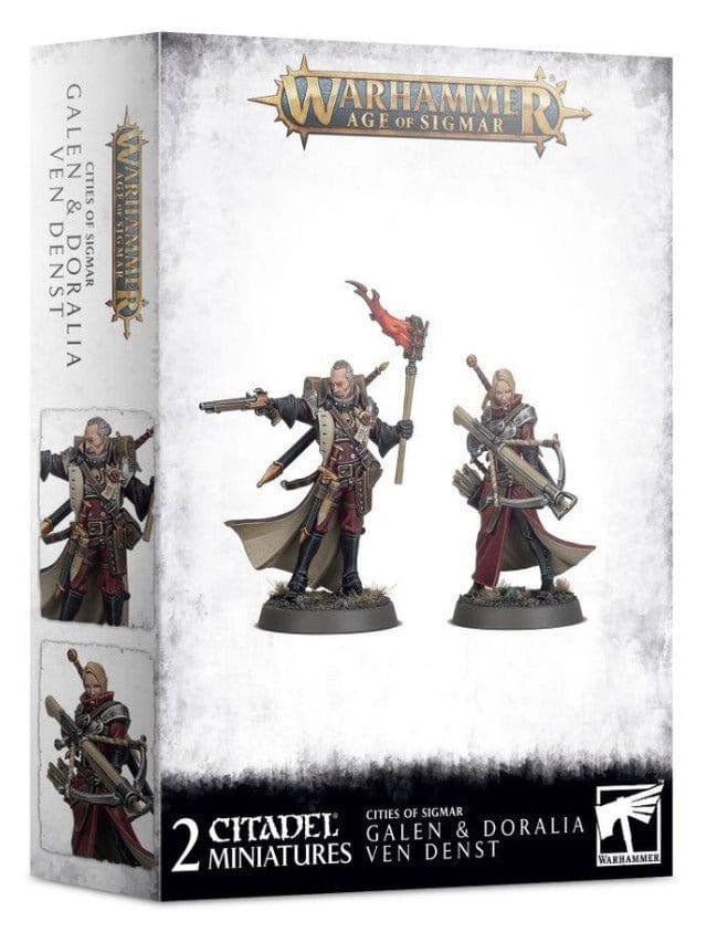 Warhammer Cities Of Sigmar: Galen & Doralia Ven Denst [86 - 45] - Hobbytech Toys