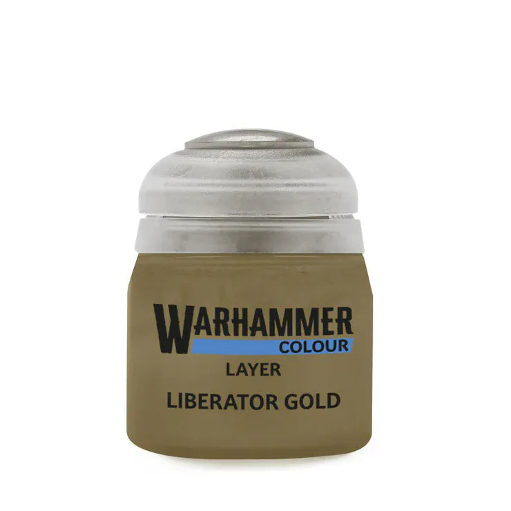 Warhammer Layer Colour: Liberator Gold Paint 12ml [22-71]