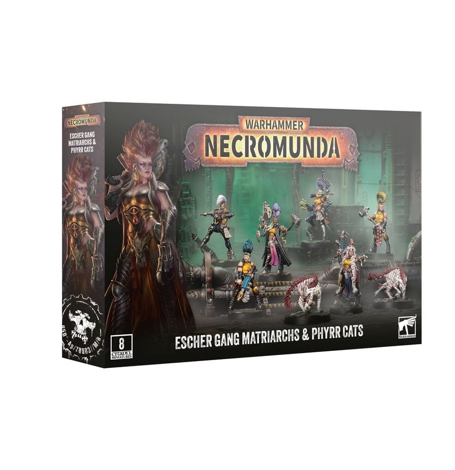 Warhammer Necromunda: Escher Gang Matriarchs & Phyrr Cats [301-75]