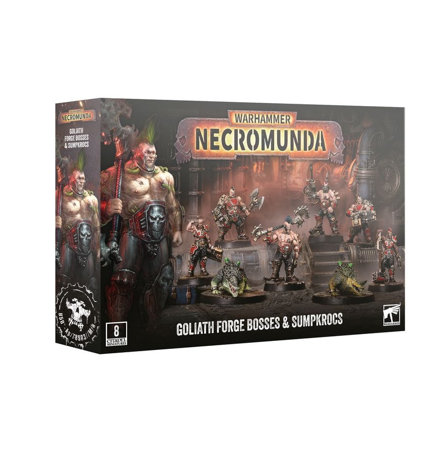 Warhammer Necromunda: Goliath Forge Bosses & Sumpkrocs [301-76]