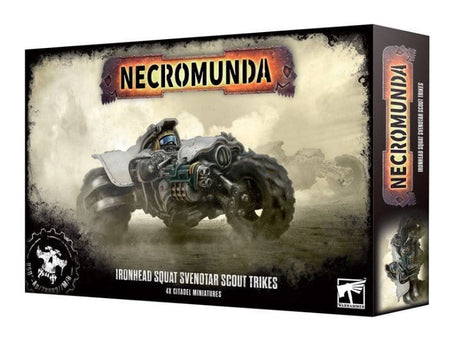 Warhammer Necromunda: Ironhead Squat Svenotar Scout Trikes [301 - 54] - Hobbytech Toys