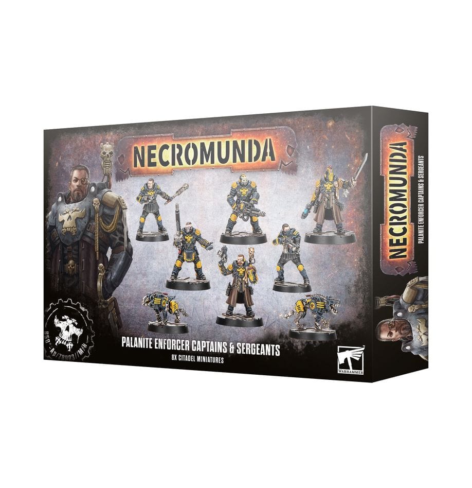 Warhammer Necromunda: Palanite Enforcer Captains and Sergeants [301-59]