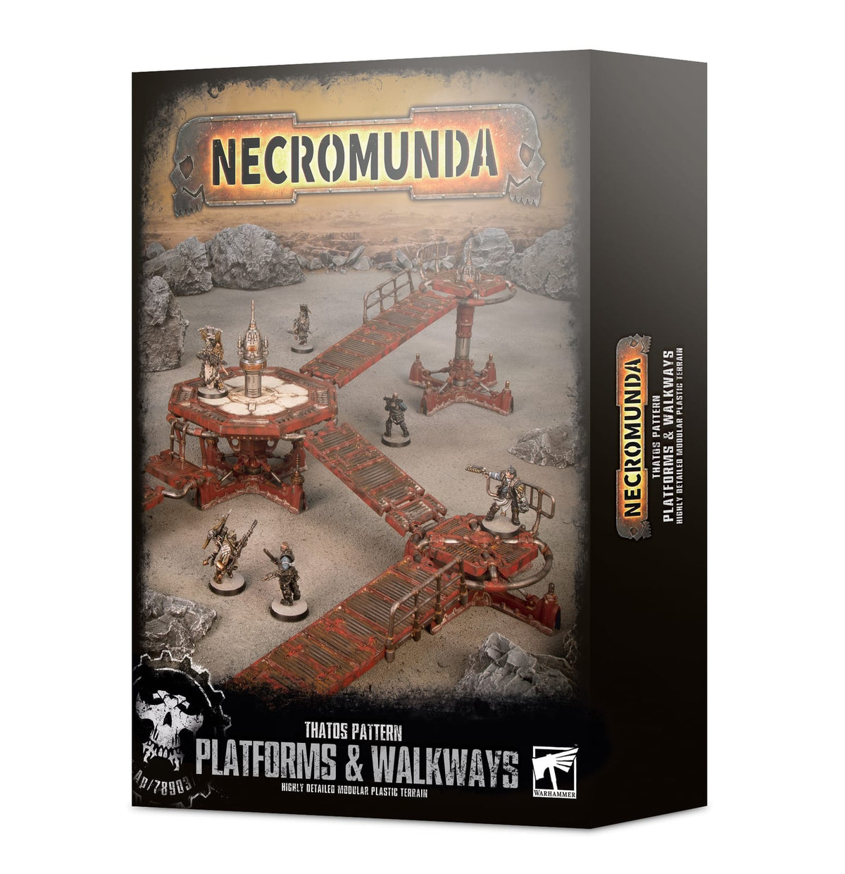 Warhammer Necromunda Thatos Pattern Plaforms & Walkways [300-92]