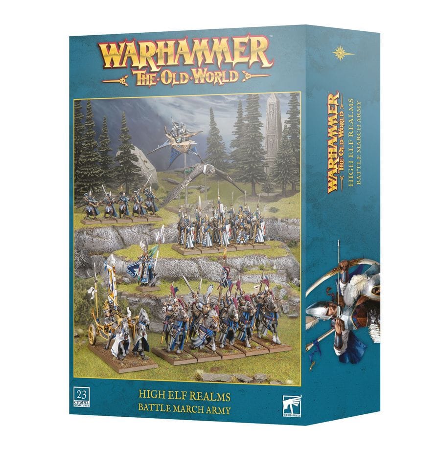 Warhammer Old World: High Elf Realms: Battle March Army [13-23]
