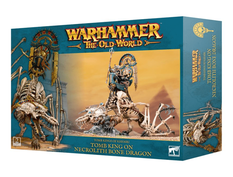 Warhammer The Old World: 07 - 08 Tomb Kings, Necrolith Bone Dragon - Hobbytech Toys
