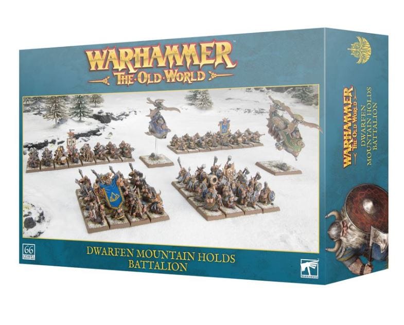 Warhammer The Old World: Battalion, Dwarfen Mountain Holds [10 - 05] - Hobbytech Toys