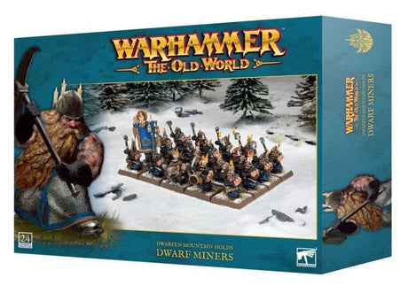 Warhammer The Old World: Dwarfen Mountain Holds Dwarf Miners [10 - 12] - Hobbytech Toys