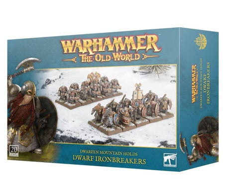 Warhammer The Old World: Dwarfen Mountian Holds Dwarf Ironbreakers [10 - 09] - Hobbytech Toys