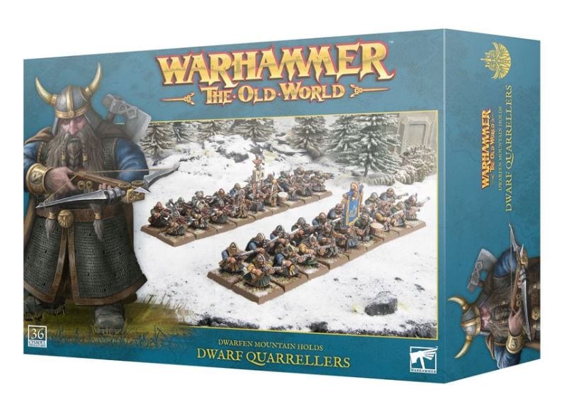 Warhammer The Old World: Dwarfen Mountian Holds Dwarf Quarrellers [10 - 08] - Hobbytech Toys