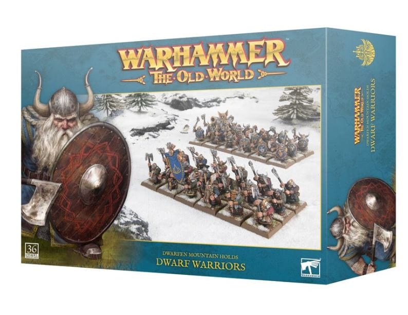 Warhammer The Old World: Dwarfen Mountian Holds Dwarf Warriors [10 - 07] - Hobbytech Toys