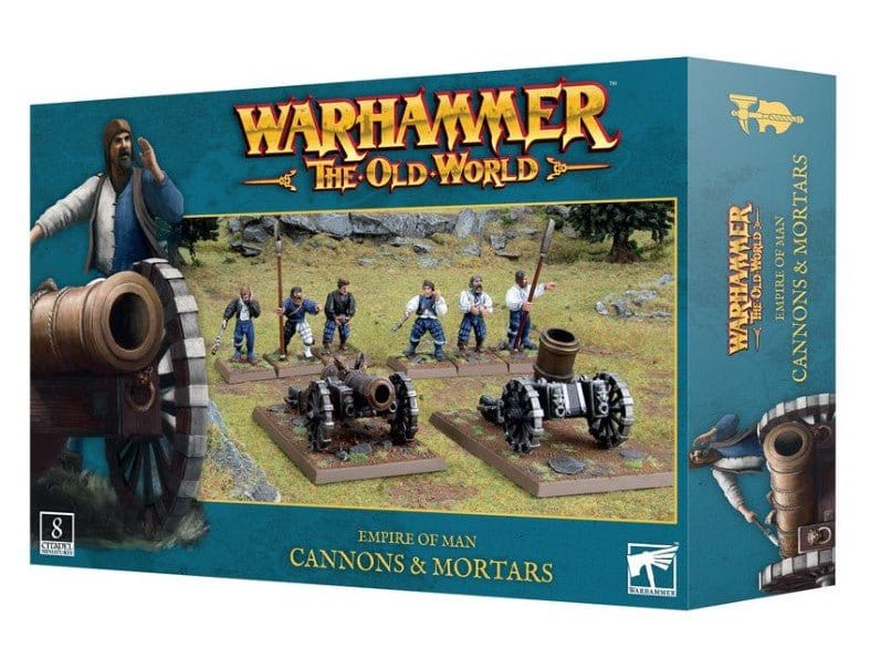 Warhammer The Old World: Empire of Man, Cannons & Mortars [06 - 108] - Hobbytech Toys