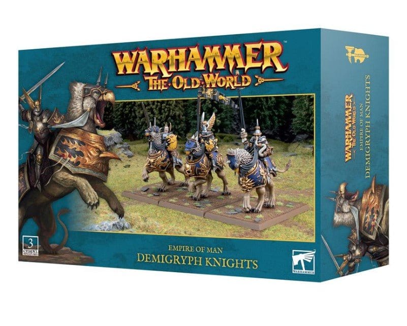 Warhammer The Old World: Empire of Man, Demigryph Knights [06 - 107] - Hobbytech Toys