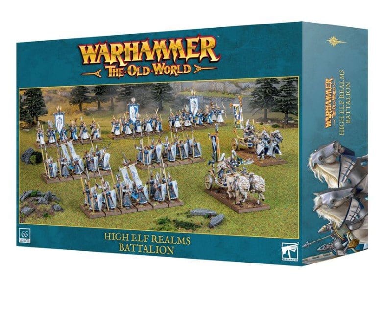 Warhammer The Old World: High Elf Realms Battalion [13 - 13] - Hobbytech Toys