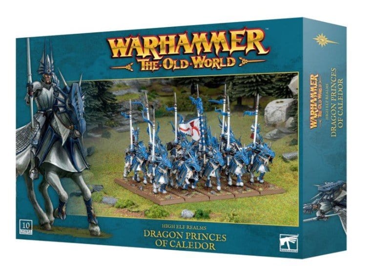 Warhammer The Old World: High Elf Realms, Dragon Princes of Caledor [13 - 17] - Hobbytech Toys