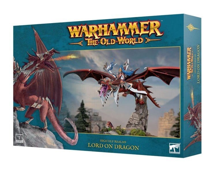 Warhammer The Old World: High Elf Realms Lord on Dragon [13 - 20] - Hobbytech Toys