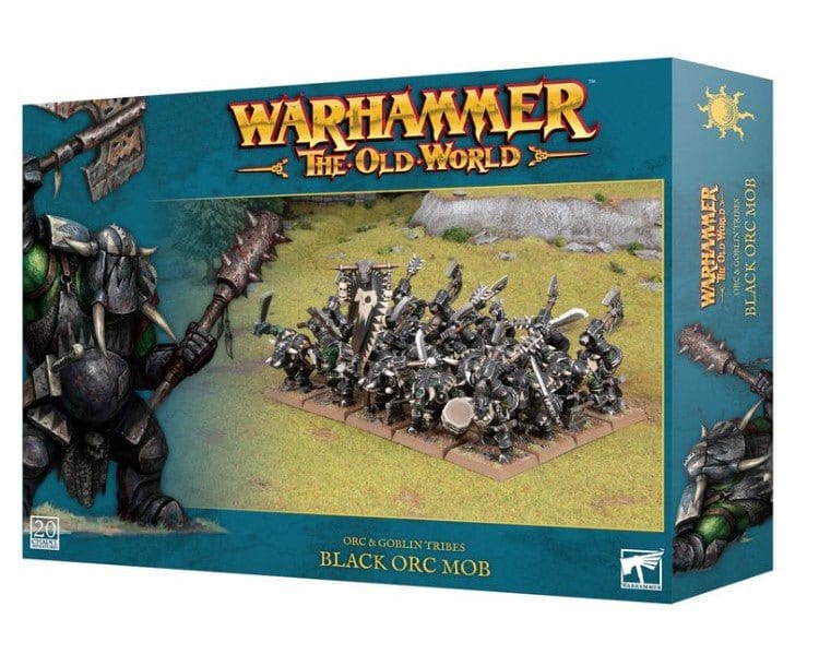 Warhammer The Old World: Orc & Goblin Tribes Black Orc Mob [09 - 13] - Hobbytech Toys