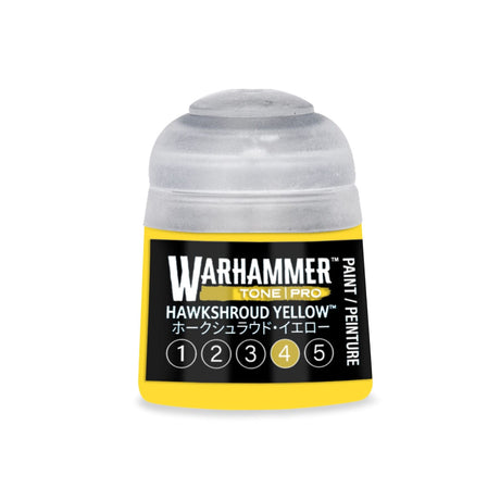 Warhammer Tone Pro Hawkshroud Yellow 4 12ml paint