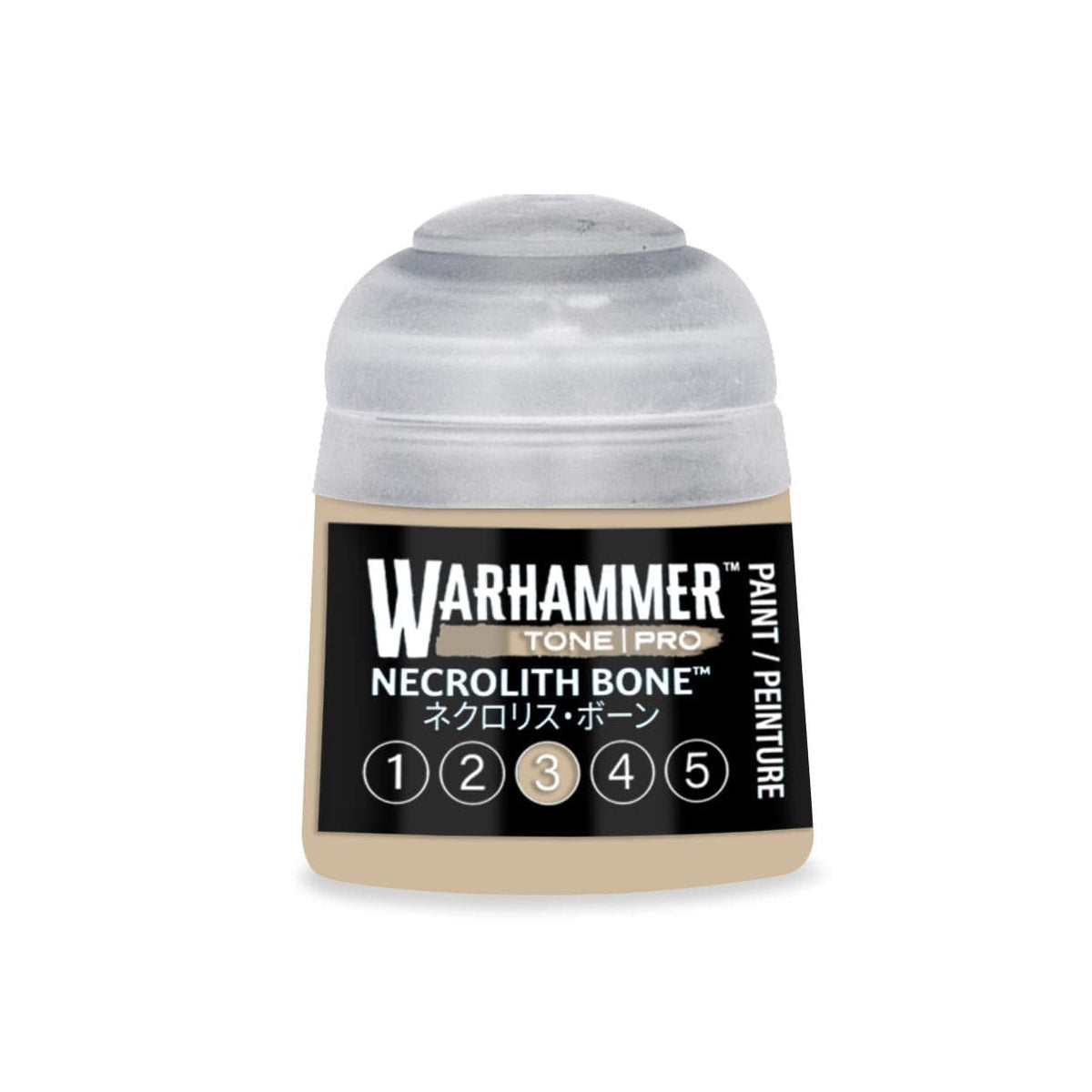 Warhammer Tone Pro Necrolith Bone 3 12ml paint pot