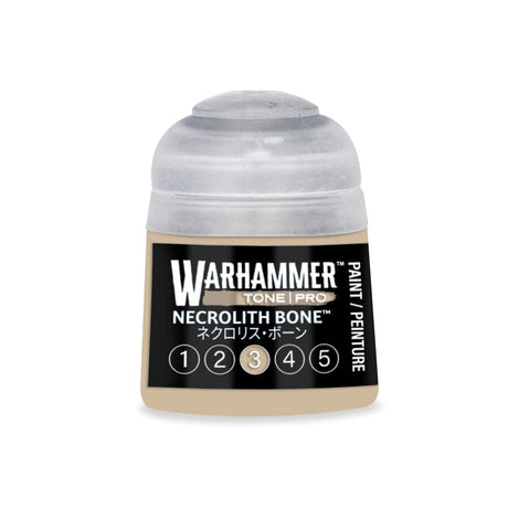 Warhammer Tone Pro Necrolith Bone 3 12ml paint pot