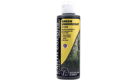 Woodland Scenics C1228 Colour Green Undercoat 8Oz Woodland Scenics PAINT, BRUSHES & SUPPLIES