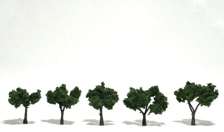 Woodland Scenics Trees Medium Green 1.25-2 5in (5pcs) Woodland Scenics TRAINS - SCENERY