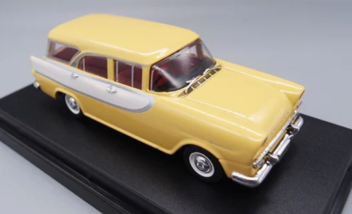 DDA 87-1 1/43 1960 FB Holden Station Wagon - Yellow Diecast Model - Hobbytech Toys